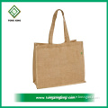 Wooden Handle Jute Gift Bag
